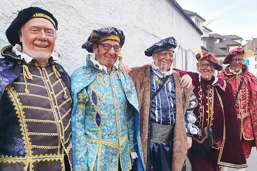 Fasnachtsgruppe «Fasnatiker», Katzenmusikgesellschaft Altdorf/Uri.