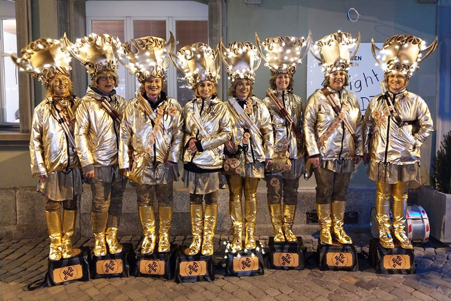 Fasnachtsgruppe «Firtifääli», Katzenmusikgesellschaft Altdorf/Uri.