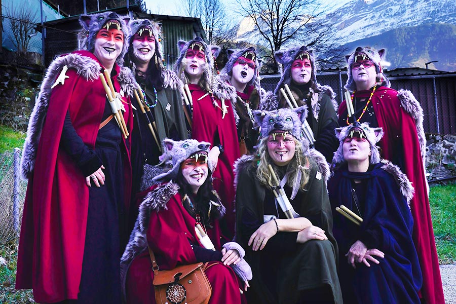 Fasnachtsgruppe «Jungschiinigä», Katzenmusikgesellschaft Altdorf/Uri.